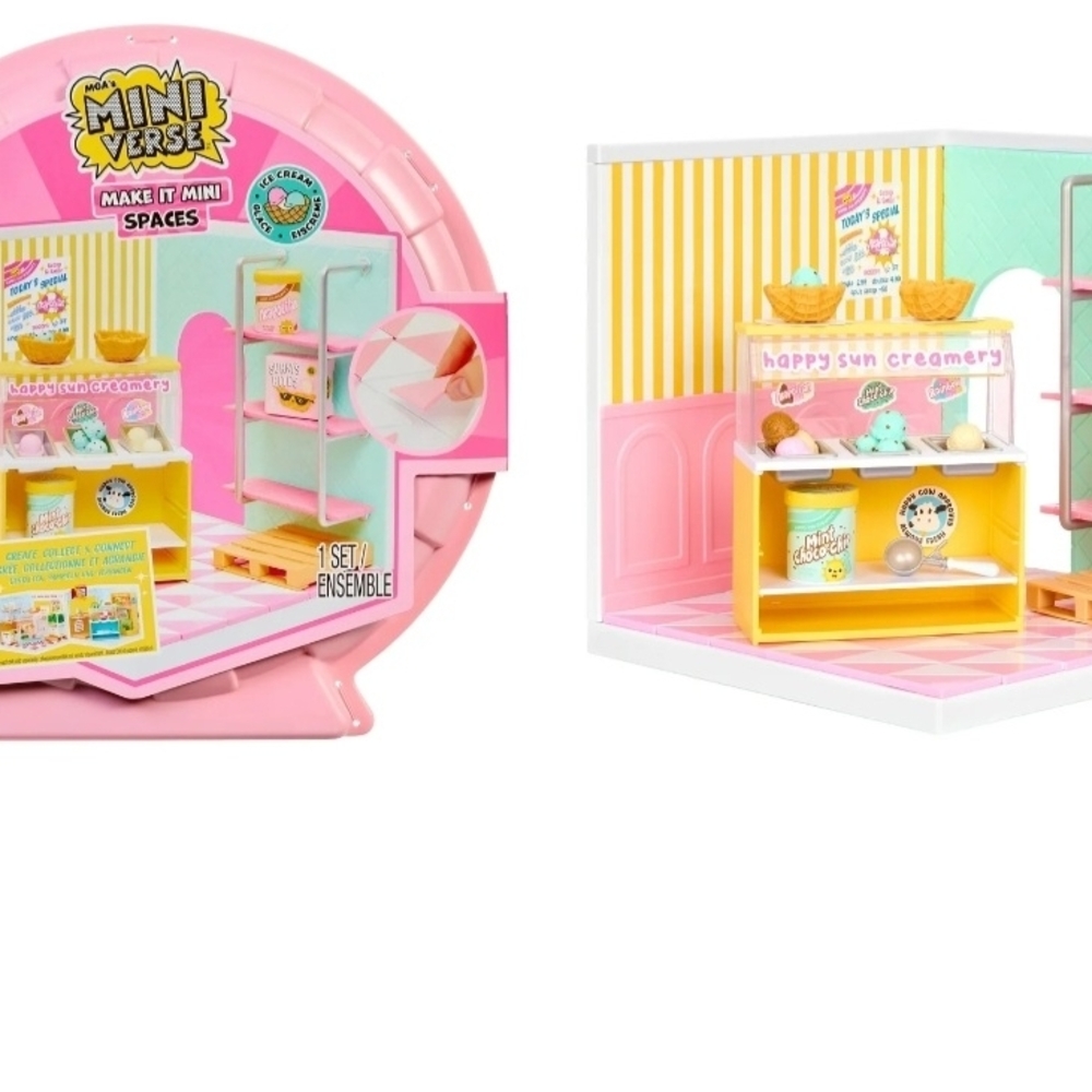 MGA'S Miniverse - Make It Mini Spaces Playset - Pink